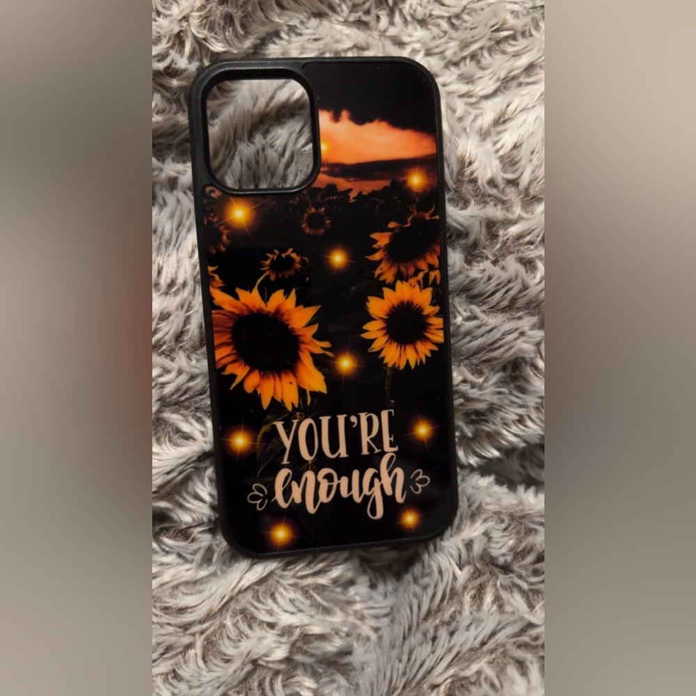 Sunflower I phone 12 pro case
